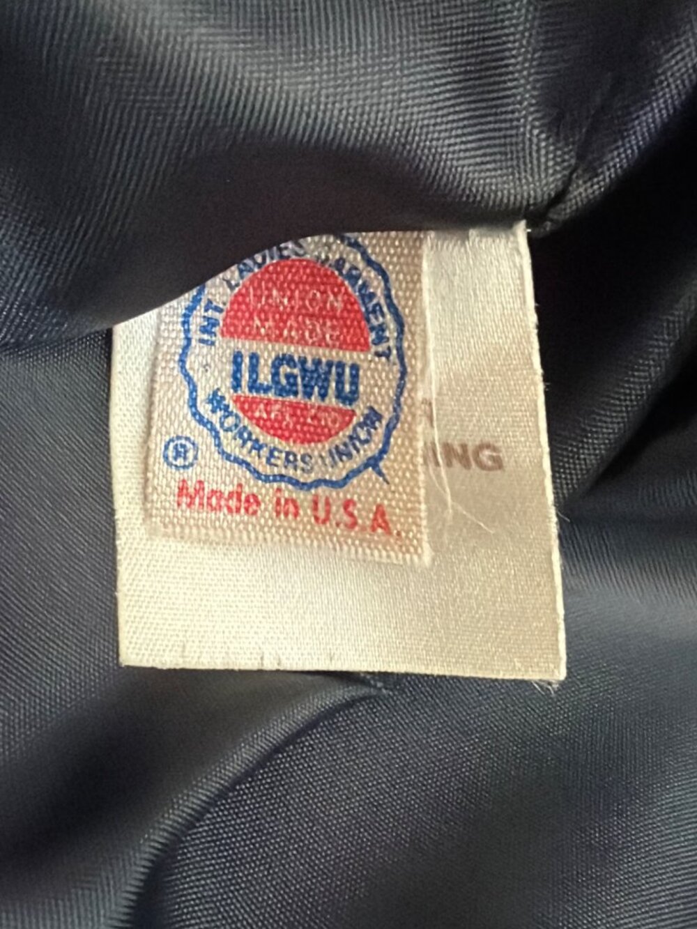 Vintage Lilli Ann Black Skirt Suit ILGWU Union Made USA Womens XL? - No Size Tag - Picture 4 of 14